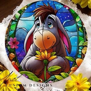 Eeyore 11.8" Glass Cutting Board